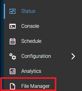 Filemanager select